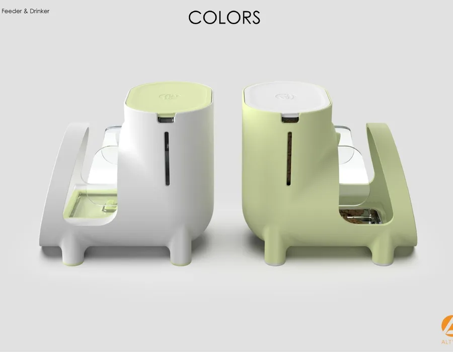 Gamelle connectée pour animal de compagnie, avec module électronique intégré